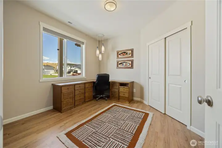 Bedroom 4/Office off entry.