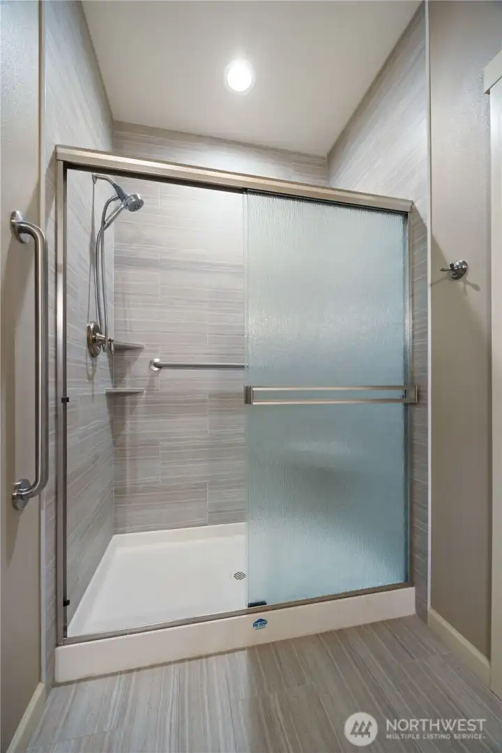 Primary Bath walk-in shower