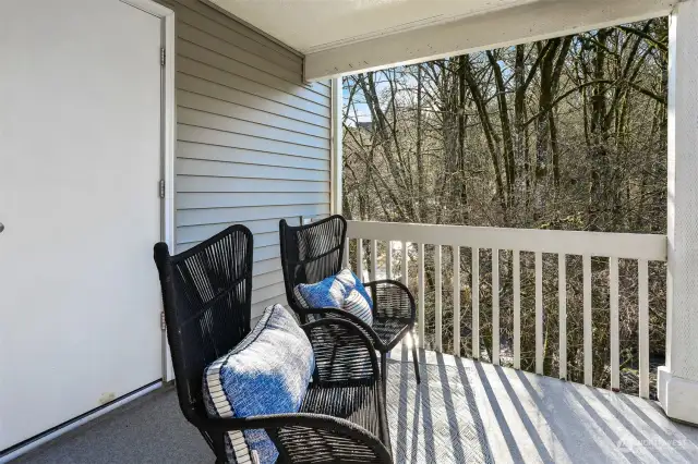 Peaceful balcony