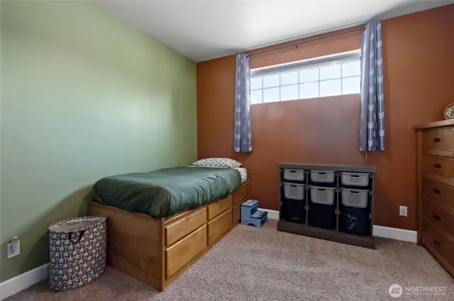 Second bedroom adjacent to full bath.