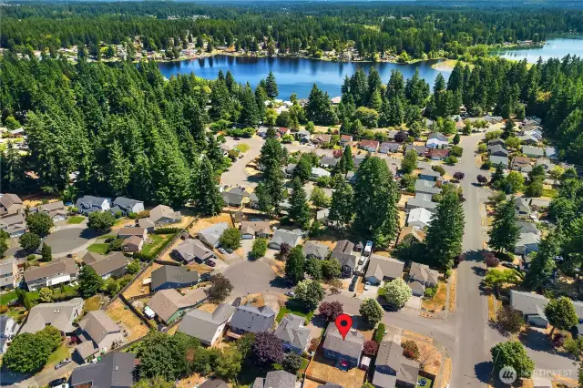 Great location, close to several area lakes!!