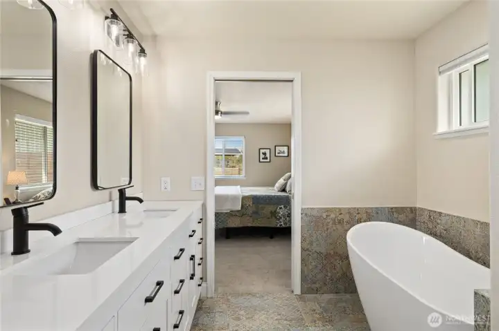 Look at this spa like bathroom!
