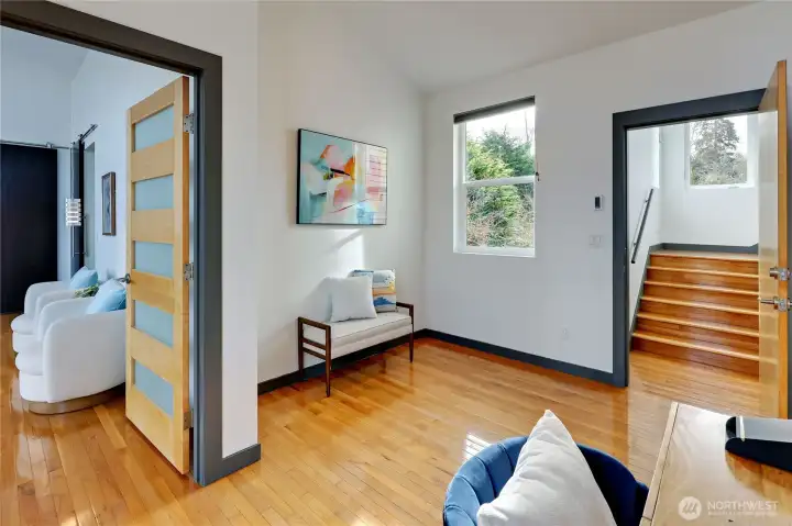 Sitting Room, Office Space, just off the Primary Suite
