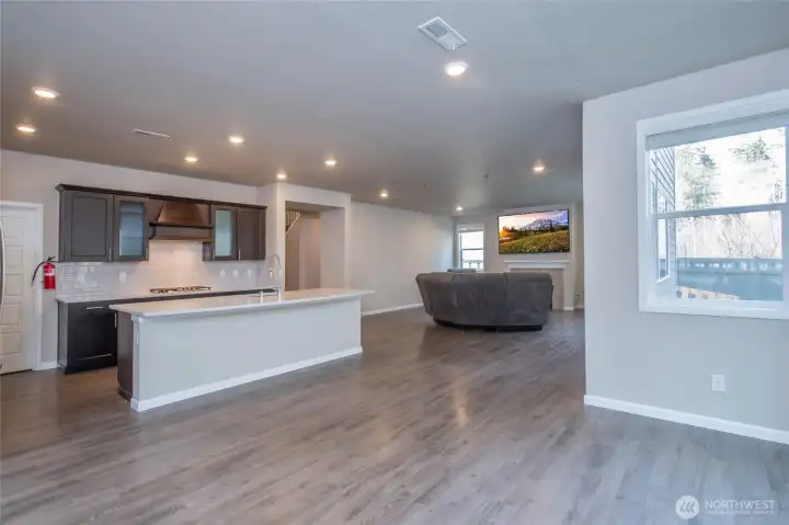 Dining Room with slider