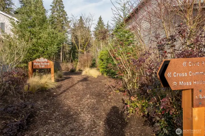 Enjoy trails out your front door