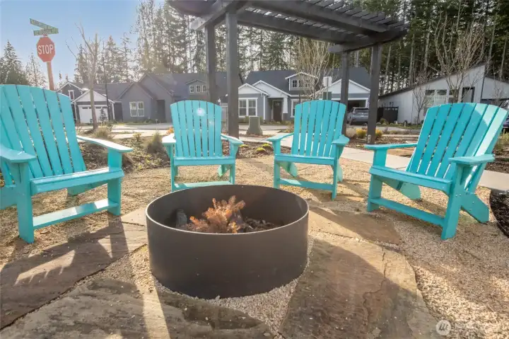 Community gathering spaces through out the community