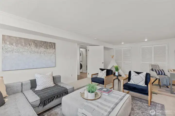 The updated lower level offers a polished, move-in-ready retreat with contemporary touches and flexible living space to fit your lifestyle.