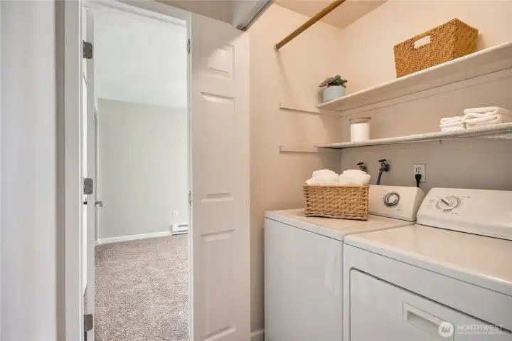 Washer/ dryer hallway