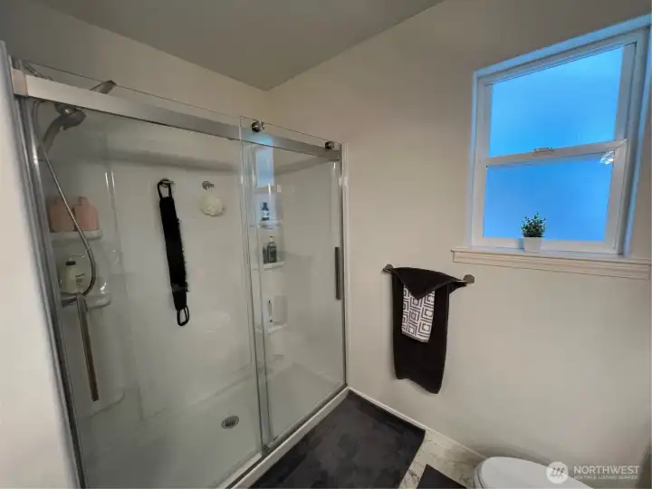 Primary bathroom with shower
