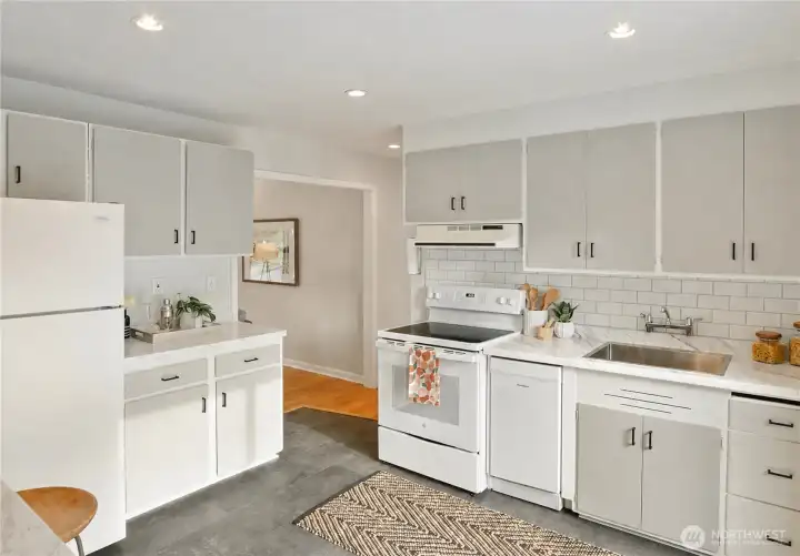 Bright Kitchen with Functional Layout