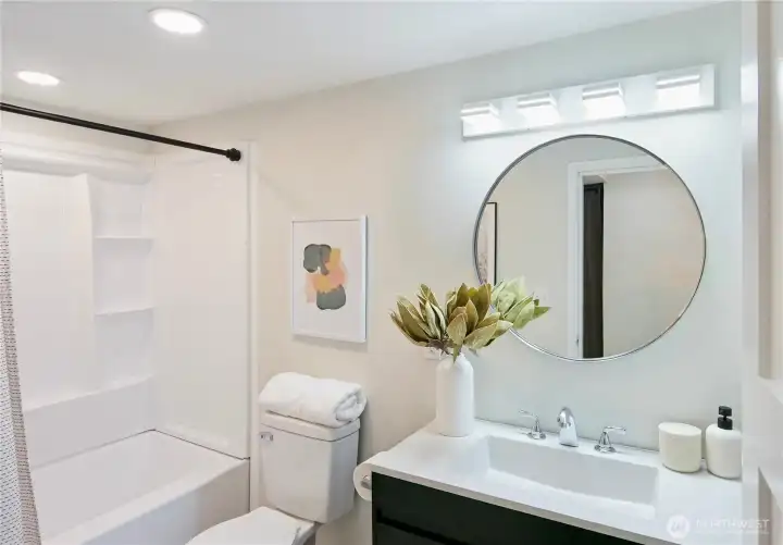 Updated Lower Level Bathroom