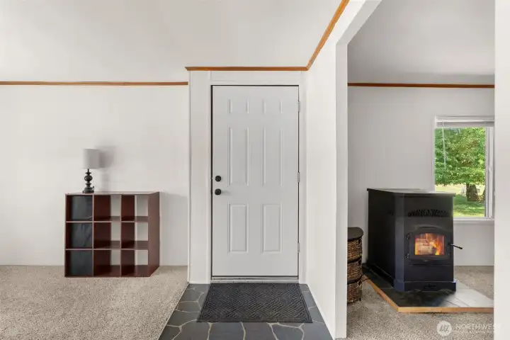 Light and bright entry