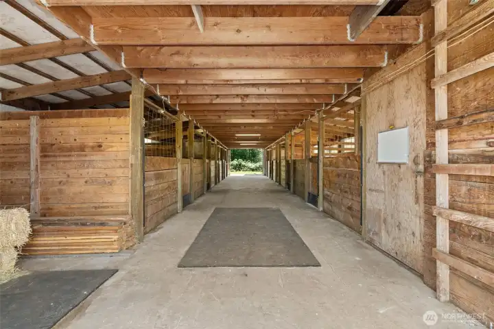 Such a clean and functional stable