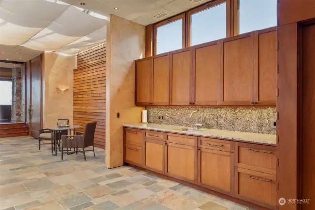 Kitchen off entry room