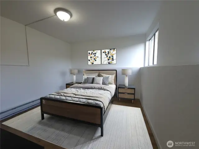 Bedroom 4 staged