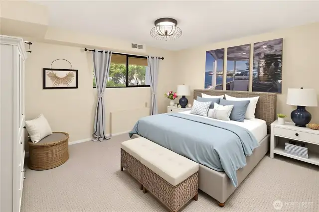Large lower bedroom
