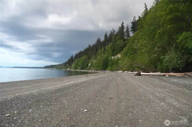 Private community beach