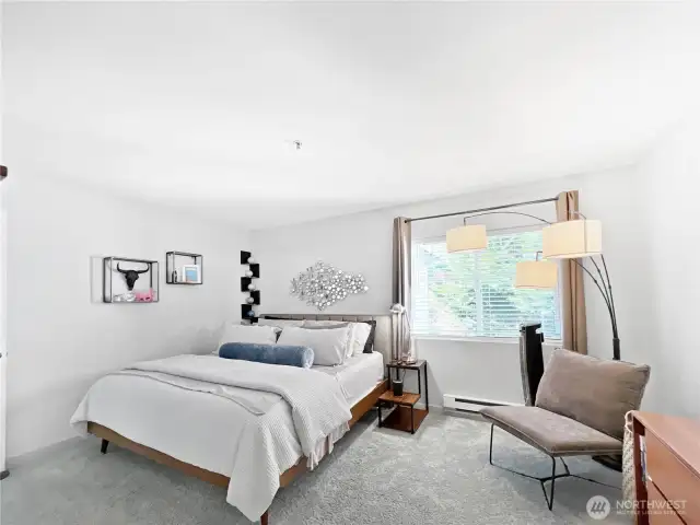 You'll love the mature landscaping outside the primary bedroom window.
