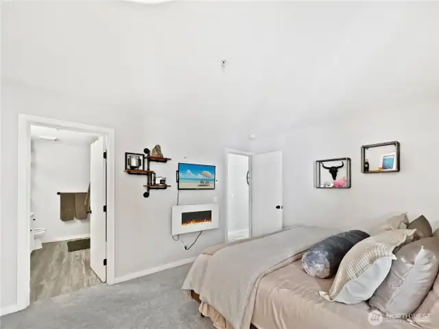 Primary Bedroom is ensuite and features a five piece bathroom.