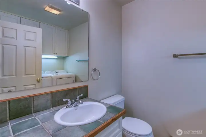 Main powder/utility room