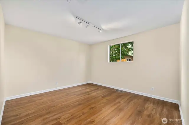 Guest room off the living room-main floor