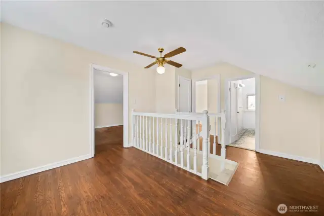 Landing from the stairs