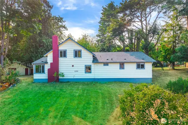 Large yard