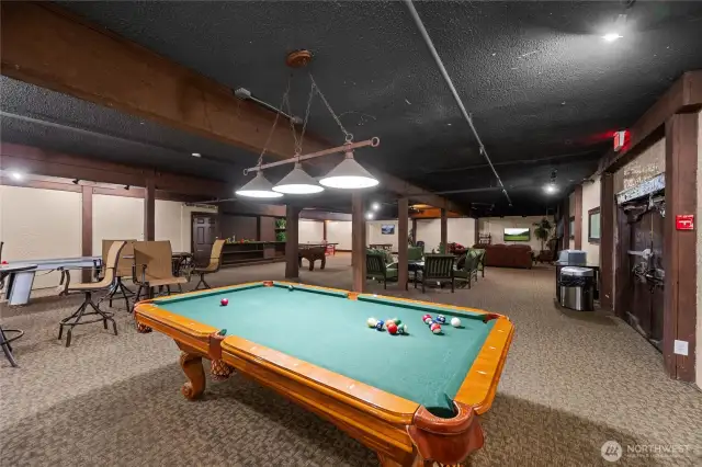 Clubhouse on lower floor has lots of fun activities and sitting areas!