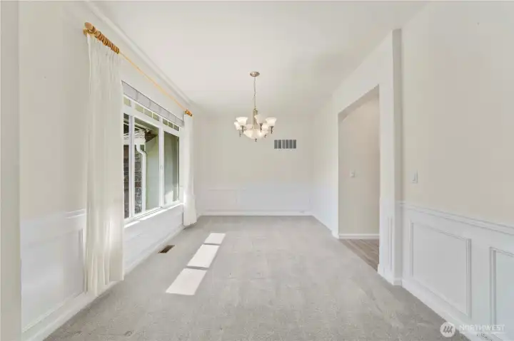 Dining Room (or Den) with Wainscoting