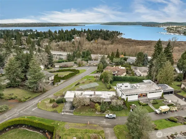 Existing home on 18,105 sq.ft. lot in West Bellevue