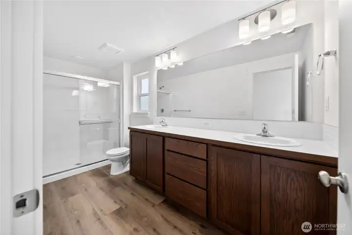 Primary Bath with dual vanities Primary Bath with dual vanities