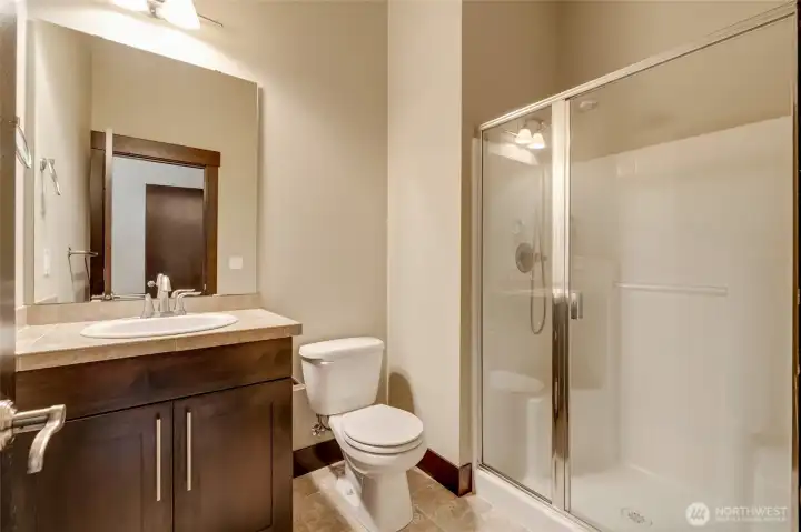 Second primary suite 3/4 bathroom.