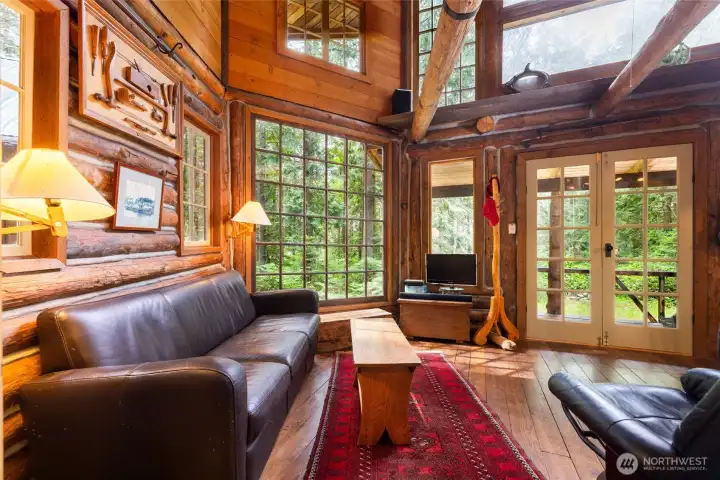 So pretty with light filtering in the many windows