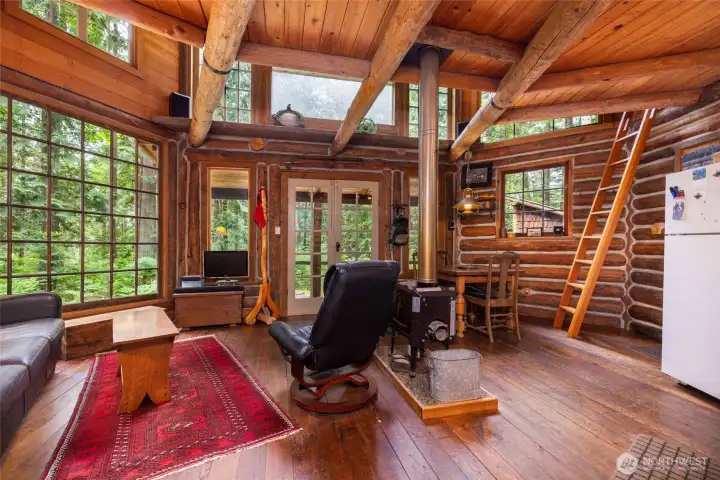 Cabin is open and very comfortable.