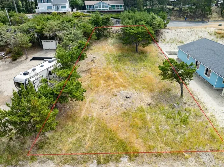 This nicely situated lot has a J place address allowing to build 16 ft. high.