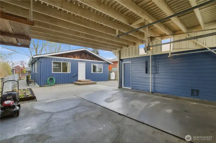 2-car secure carport