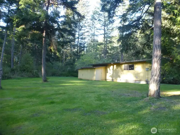west side of home