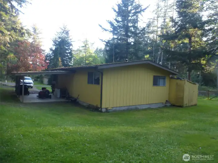 Back of home
