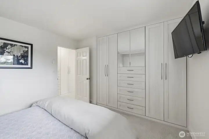 View of bedroom from inside the room
