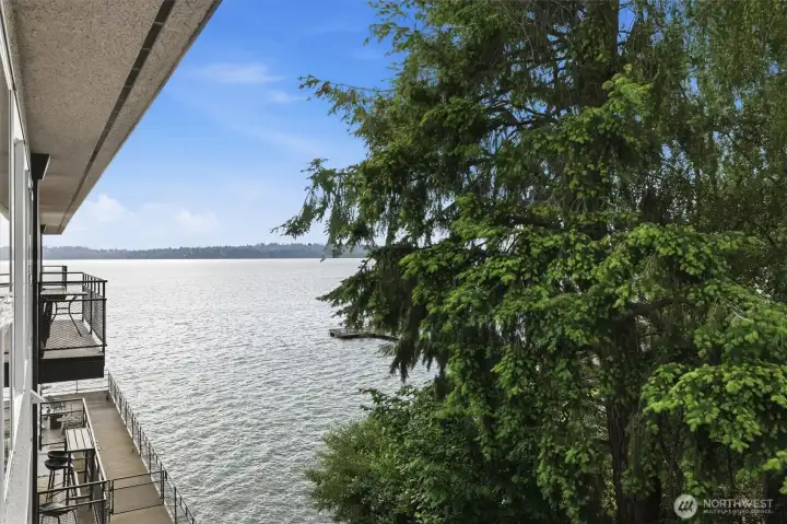 View from unit 307 private balcony