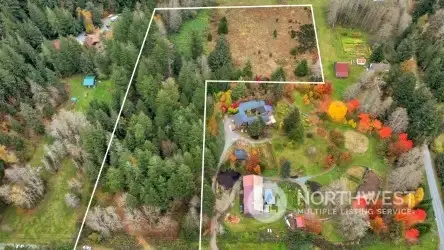 Drone footage with approximate boundaries