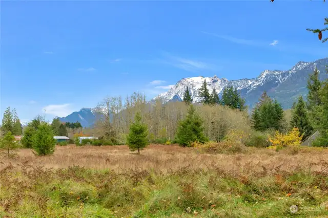 View from potential building site with mountain views!