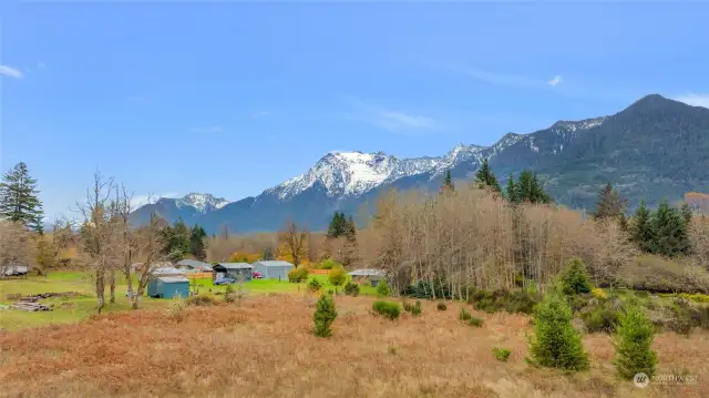 Mountain view from potential building site