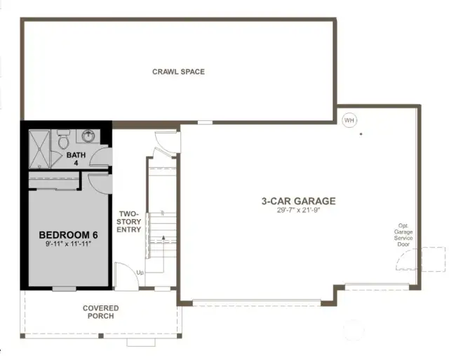 Lower Level Floor Plan.