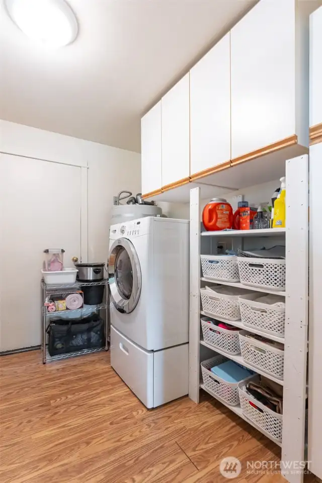 Nicely appointed mud room just off the side entry for easy access.