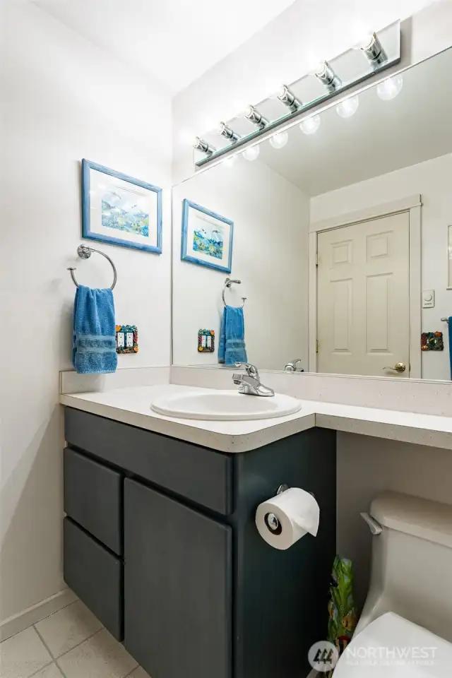 Main floor 3/4 bathroom.