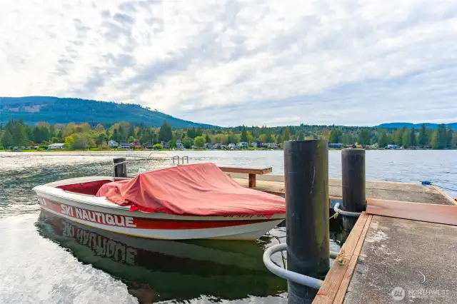 Dock has multiple boat slips available!