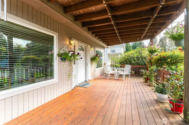 Enjoy the outdoors all year long here.