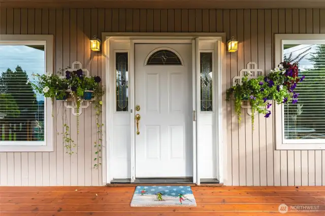 Welcoming front porch!