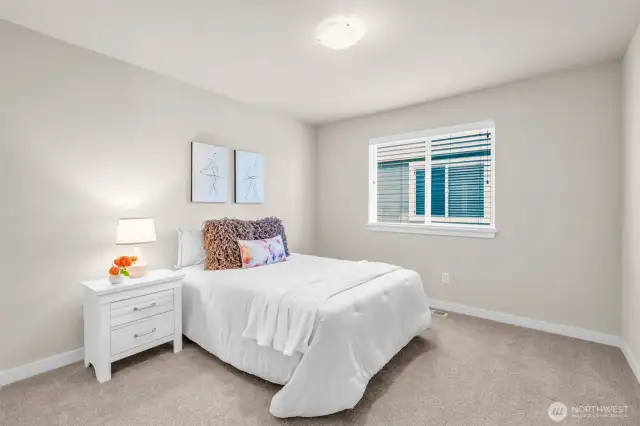 1nd bedroom upstairs with bathroom right outside the door.